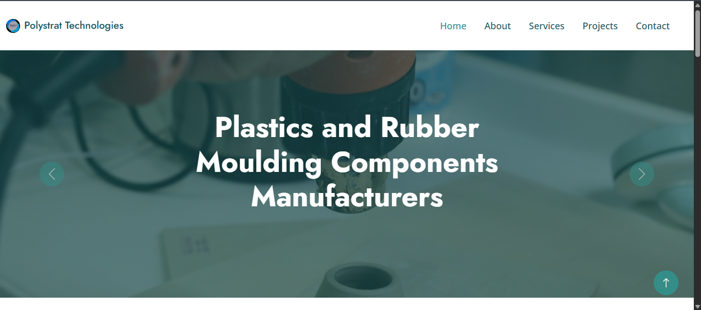 Polystrat Technologies Website - Developed by Prasunix